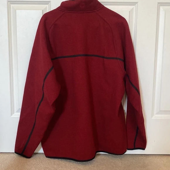 Old Navy  pullover size  XL maroon red quarter zip - Picture 4 of 5